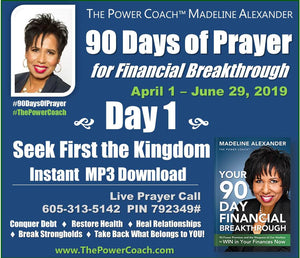 2019: Day 1 - Seek First the Kingdom - 90 Days of Prayer