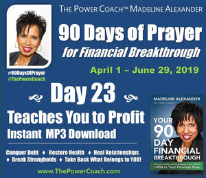 2019: Day 23 - Teaches You to Profit - 90 Days of Prayer