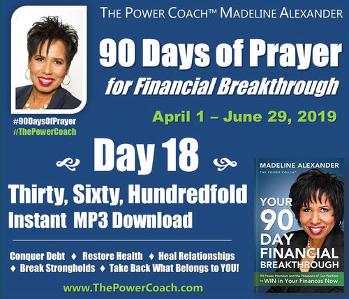 2019: Day 18 - Thirty, Sixty, Hundredfold - 90 Days of Prayer