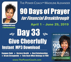 2019: Day 33 - Give Cheerfully - 90 Days of Prayer